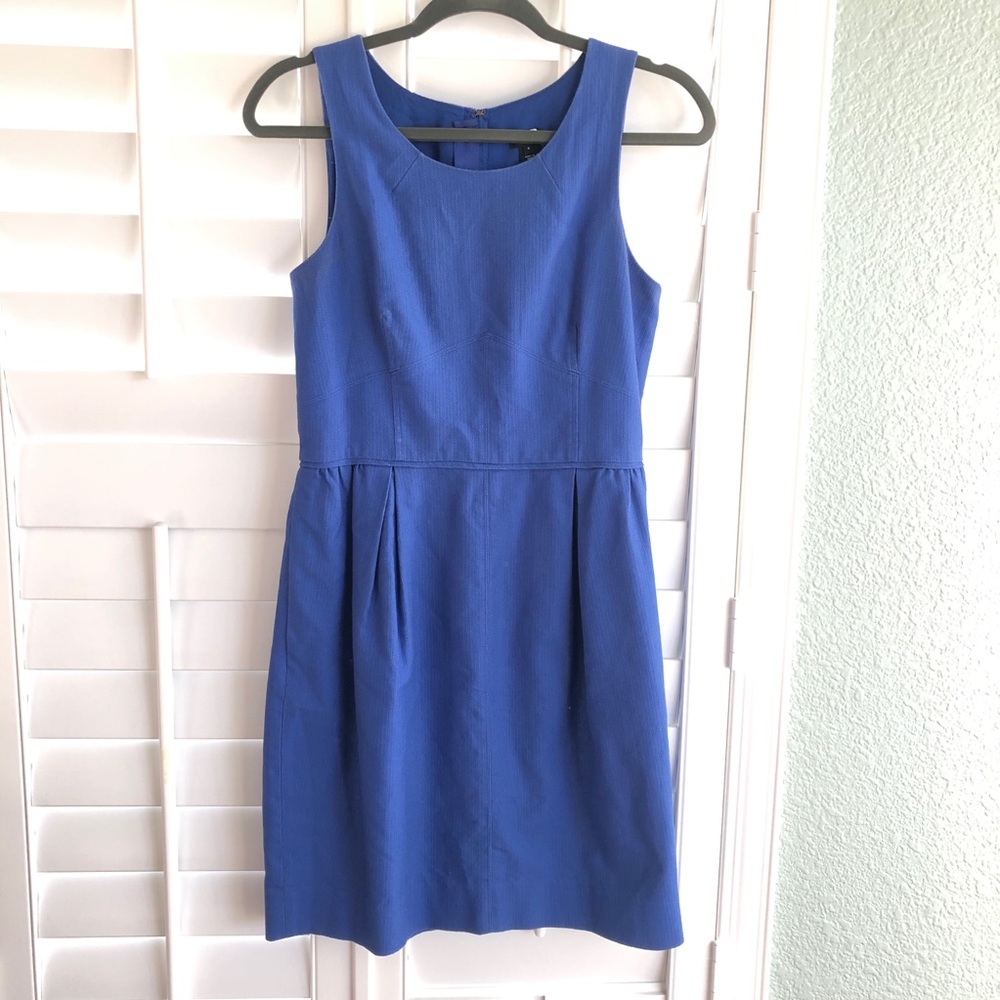 J. Crew Blue Sleeveless Dress